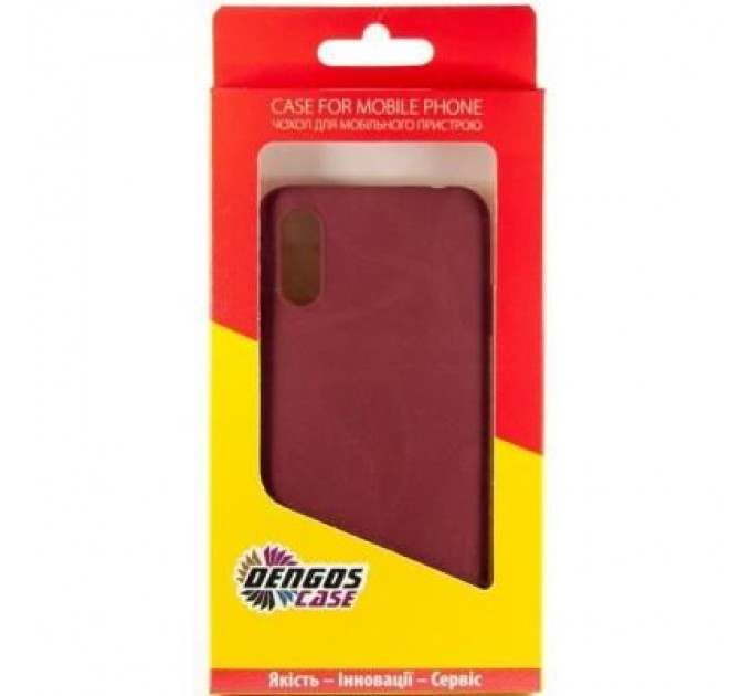 Dengos Чохол до мобільного телефона Dengos Carbon Samsung Galaxy A01, red (DG-TPU-CRBN-55) (DG-TPU-CRBN-55)