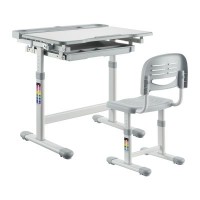 Парта зі стільцем FunDesk Bellissima grey (221918)