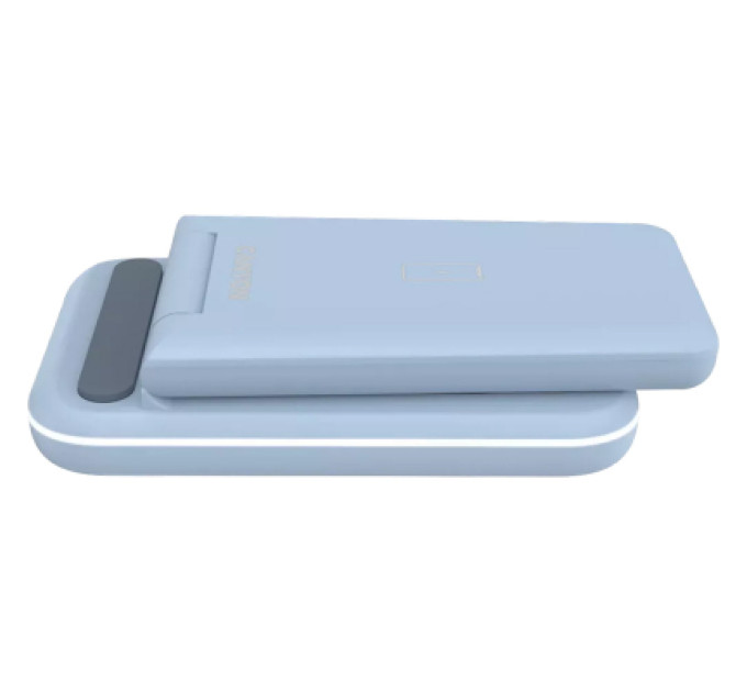 Canyon Зарядний пристрій Canyon WS-304 Foldable 3in1 Wireless charger Blue (CNS-WCS304BL)