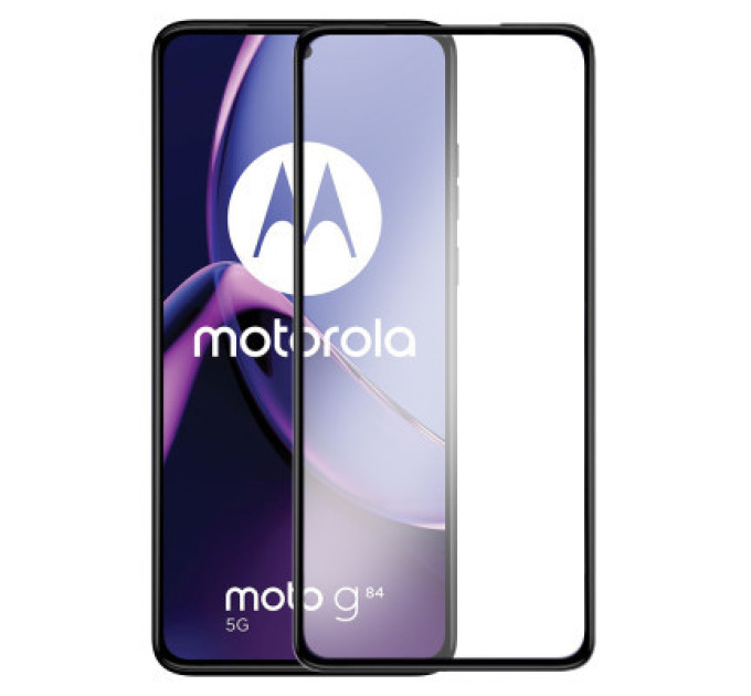 BeCover Скло захисне BeCover Motorola Moto G84 Black (710108)