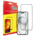 Dengos Скло захисне Dengos Full Glue iPhone 15 Pro (black) (TGFG-320)