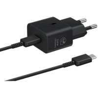 Зарядний пристрій Samsung 25W Power Adapter (w C to C Cable) Black (EP-T2510XBEGEU)