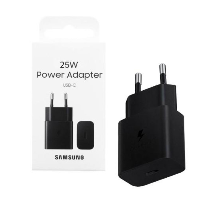 Samsung Зарядний пристрій Samsung 25W Power Adapter (w/o cable) Black (EP-T2510NBEGEU)