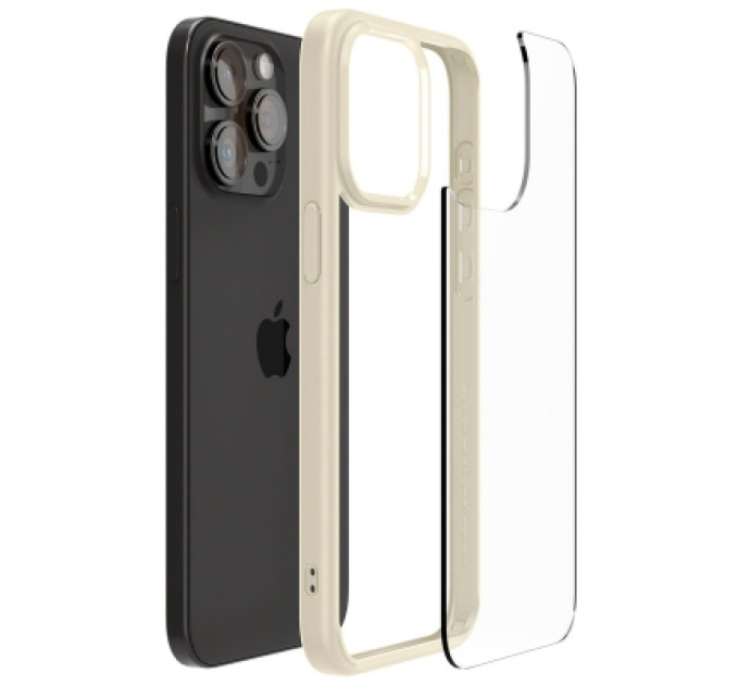 Spigen Чохол до мобільного телефона Spigen Apple iPhone 15 Pro Max Ultra Hybrid Mute Beige (ACS06571)