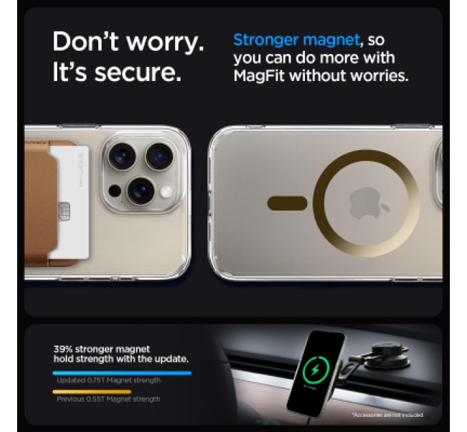 Spigen Чохол до мобільного телефона Spigen Apple iPhone 15 Pro Ultra Hybrid MagFit Gold (ACS06718)