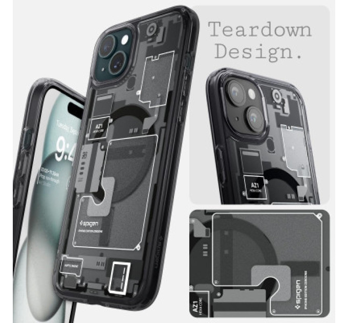 Spigen Чохол до мобільного телефона Spigen Apple iPhone 15 Ultra Hybrid MagFit Zero One (ACS06806)