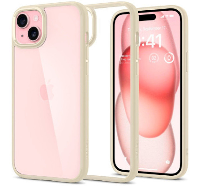 Spigen Чохол до мобільного телефона Spigen Apple iPhone 15 Ultra Hybrid Mute Beige (ACS06800)