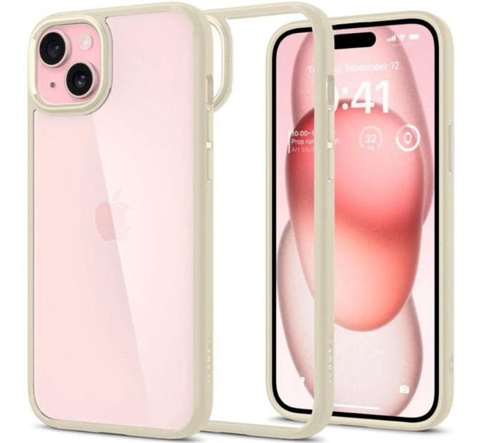 Spigen Чохол до мобільного телефона Spigen Apple iPhone 15 Ultra Hybrid Mute Beige (ACS06800)