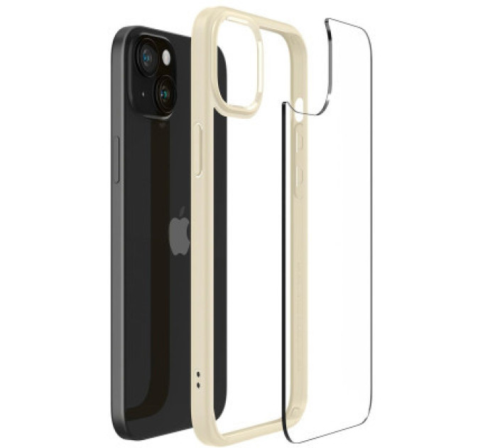 Spigen Чохол до мобільного телефона Spigen Apple iPhone 15 Ultra Hybrid Mute Beige (ACS06800)