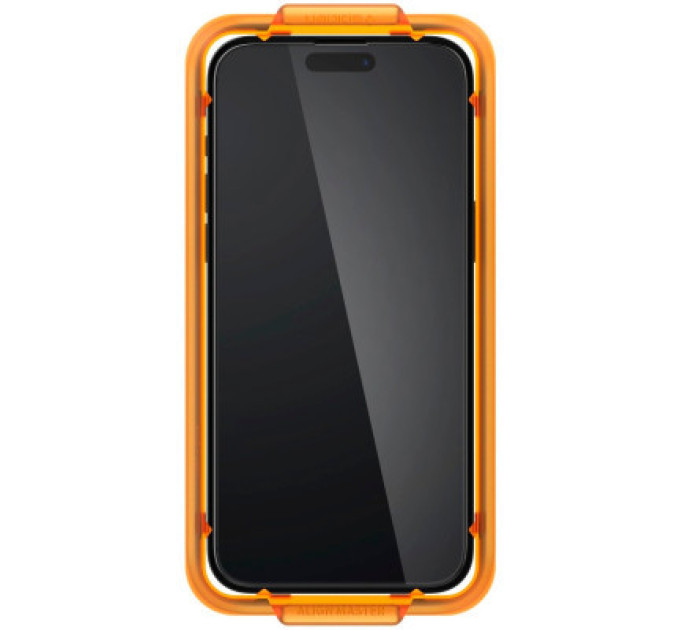 Spigen Скло захисне Spigen Apple iPhone 15 Glas.tR AlignMaster FC Black (2P) (AGL06906)