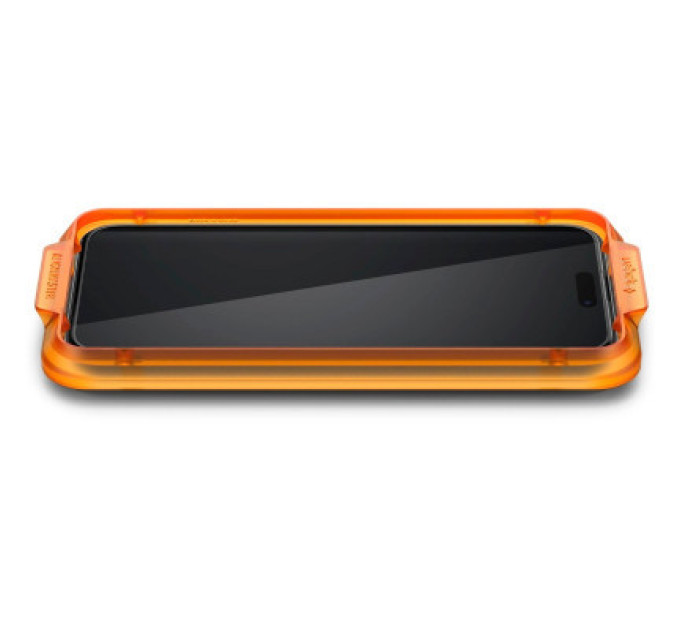 Spigen Скло захисне Spigen Apple iPhone 15 Plus Glas.tR AlignMaster FC Black (2P) (AGL06886)