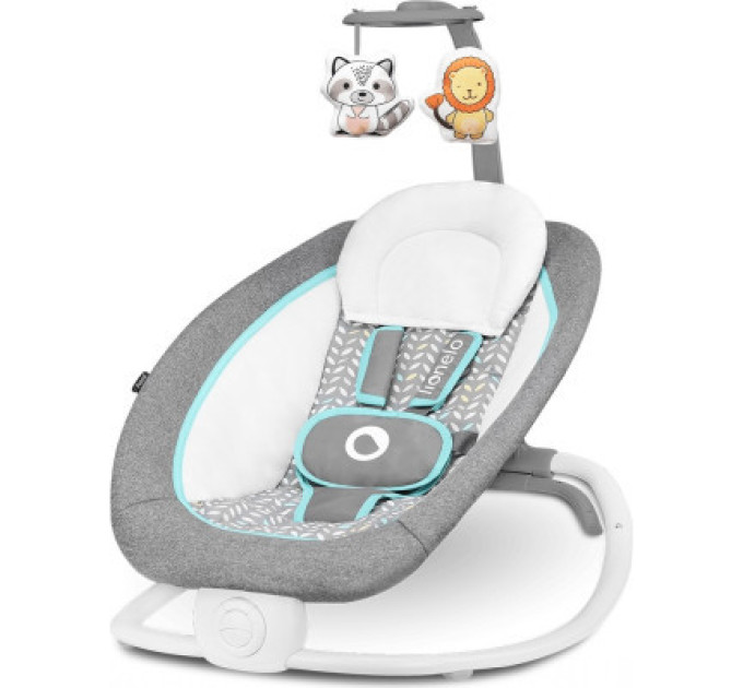 Lionelo Крісло-гойдалка Lionelo Pascal Grey Scandi (LO-PASCAL GREY SCANDI)