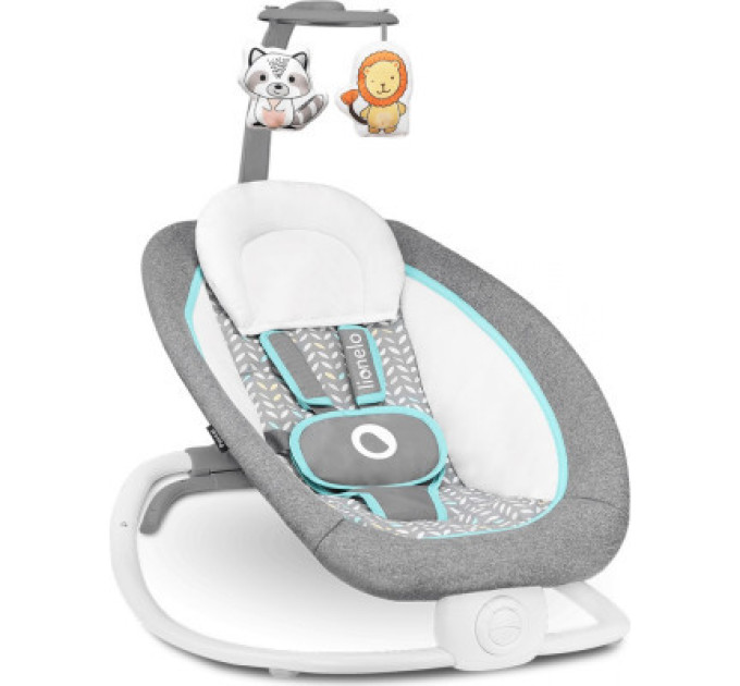 Lionelo Крісло-гойдалка Lionelo Pascal Grey Scandi (LO-PASCAL GREY SCANDI)