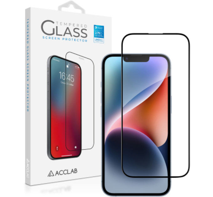 ACCLAB Скло захисне ACCLAB Full Glue Apple iPhone 14 (1283126541957)