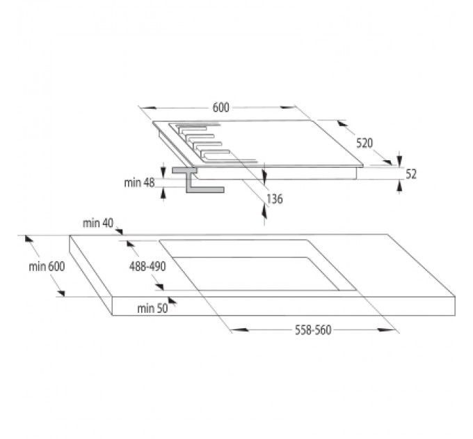 Gorenje Варочна поверхня Gorenje GT642AXW
