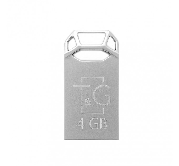 Флеш-накопичувач USB 4GB T&G 110 Metal Series Silver (TG110-4G)