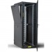 Kingda Шафа напольна Kingda 42U 19" 600x1000, RAL9004, перф. двері, розібрана (KD-002-6042M)