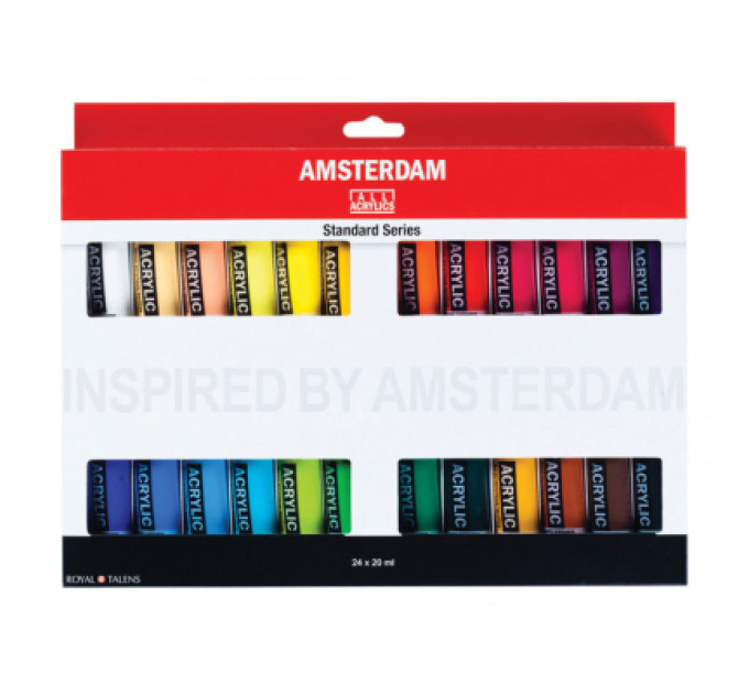 Royal Talens Акрилові фарби Royal Talens Amsterdam Standard 24 кольору 20 мл (8712079329334)