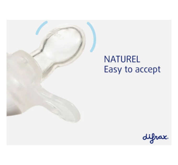 Difrax Пустушка Difrax Natural, 20+ міс (803 Chocolate_lines)