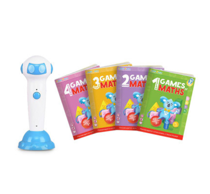 Smart Koala Інтерактивна іграшка Smart Koala Набір інтерактивних книг "Ігри математики" 1-4 сезон (SKB1234GM)