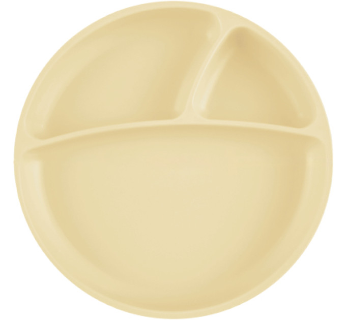 MinikOiOi Тарілка дитяча MinikOiOi Portions секційна Mellow Yellow (101050006)
