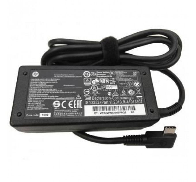 Блок живлення до ноутбуку HP 45W 15V, Type-C (TPN-CA01 / A40255)