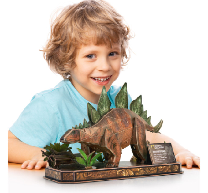 Cubic Fun Пазл Cubic Fun 3D National Geographic Dino Стегозавр (DS1054h)