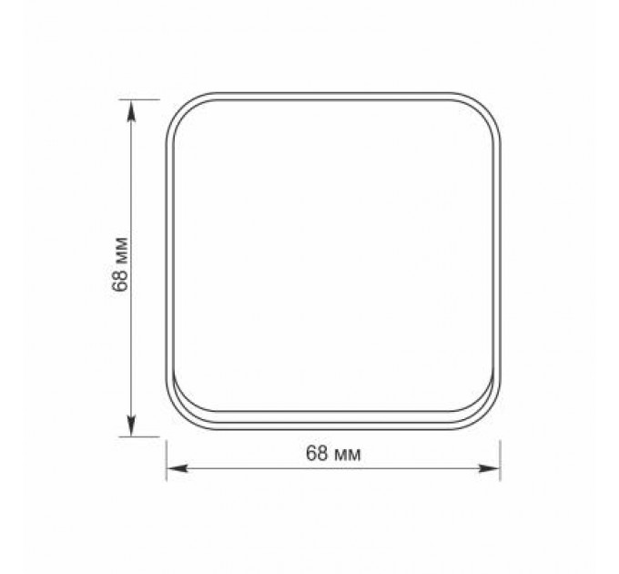 Videx Вимикач Videx BINERA IP20 зовнішній 1кл білий (VF-BNS11-W)