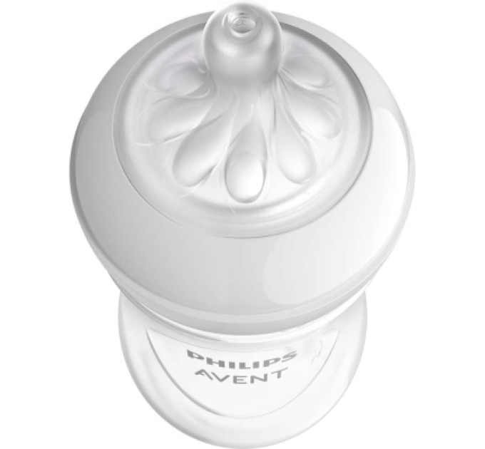 Philips AVENT Соска Philips AVENT Natural силіконова, Природний потік, 6 міс+, 2 ш (SCY966/02)