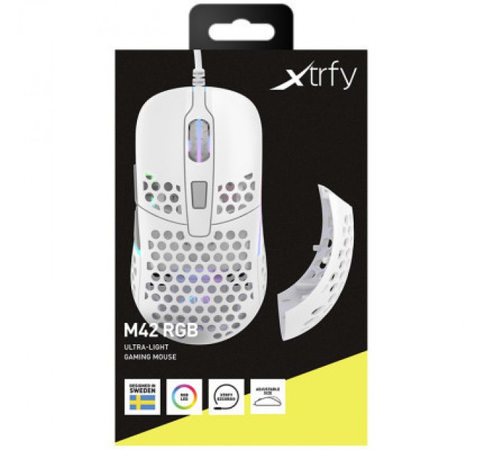Xtrfy Мишка Xtrfy M42 RGB White (XG-M42-RGB-WHITE)