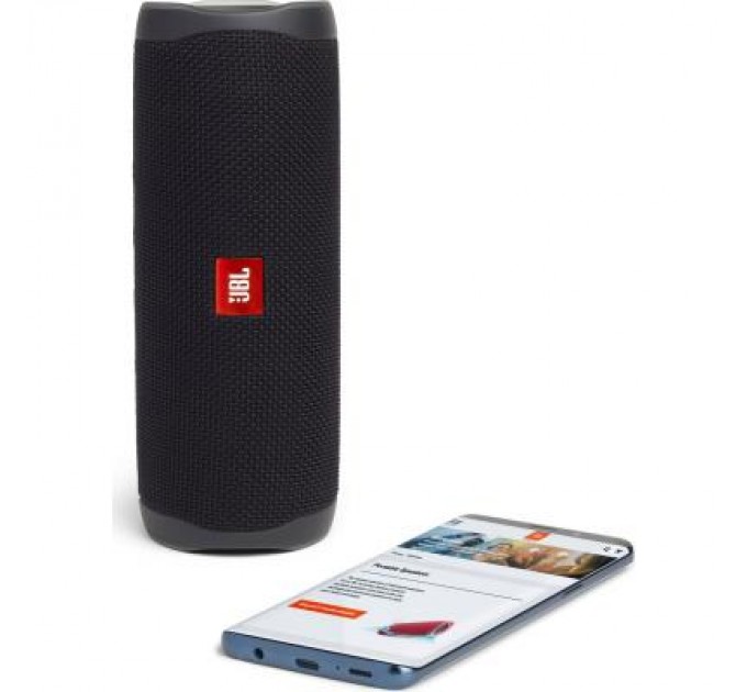 JBL Акустична система JBL Flip 5 Black (JBLFLIP5BLKEU)