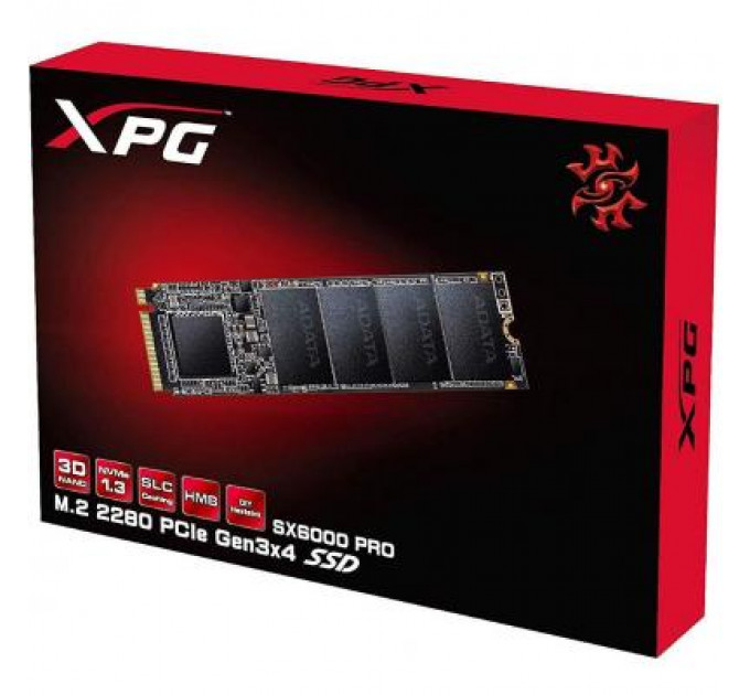 Накопичувач SSD M.2 2280 256GB ADATA (ASX6000PNP-256GT-C)