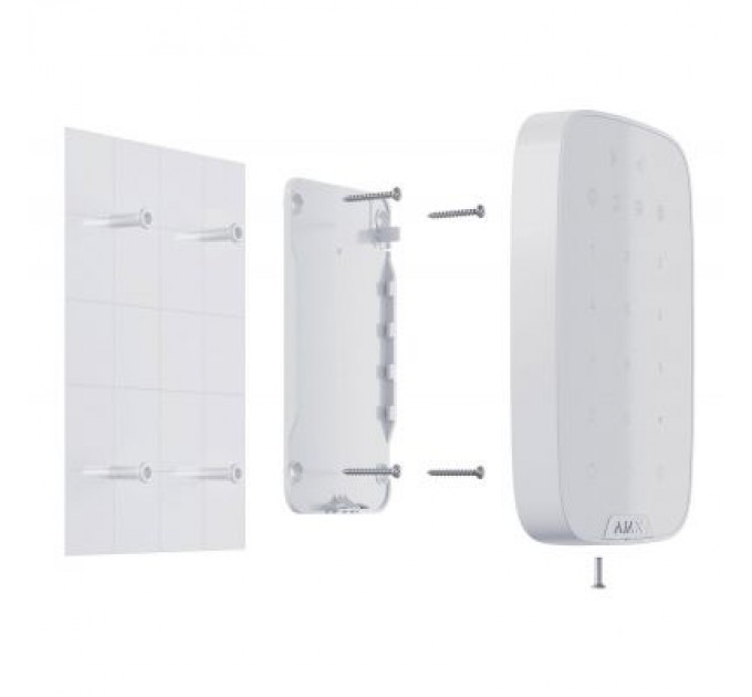 Ajax Клавіатура до охоронної системи Ajax KeyPad Plus біла