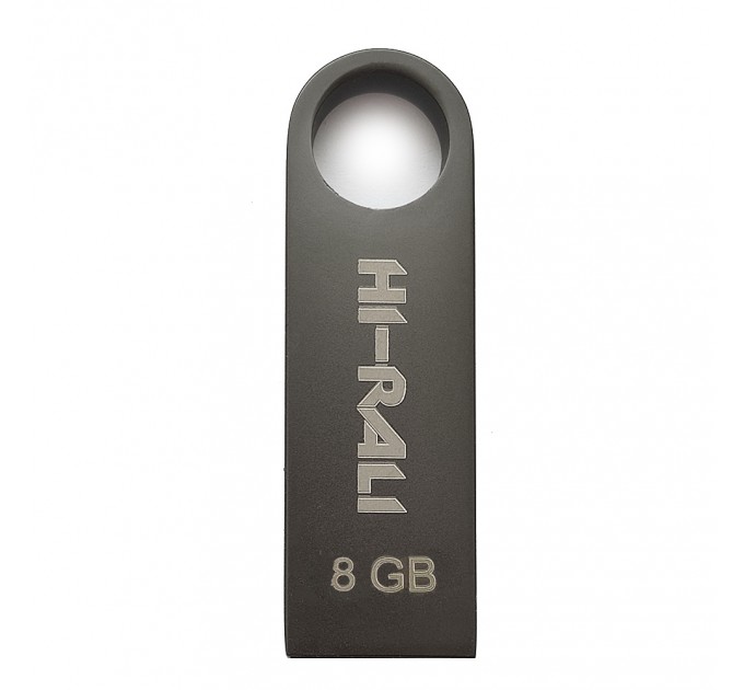 Флеш-накопичувач USB 8GB Hi-Rali Shuttle Series Black (HI-8GBSHBK)