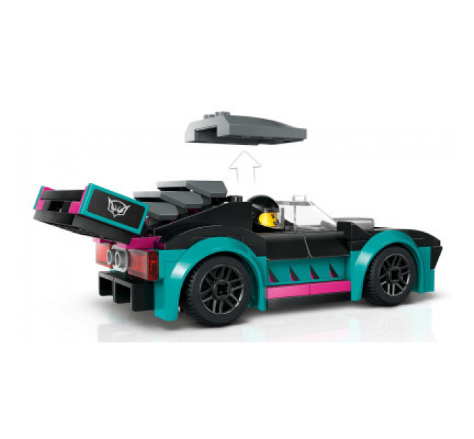 LEGO Конструктор LEGO City Автомобіль для перегонів й автовоз 328 деталей (60406)