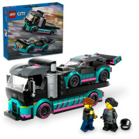 Конструктор LEGO City Автомобіль для перегонів й автовоз 328 деталей (60406)