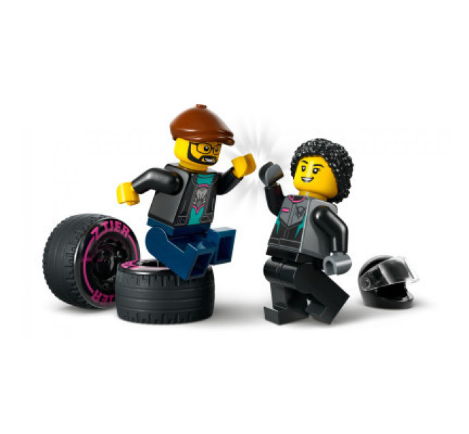 LEGO Конструктор LEGO City Автомобіль для перегонів й автовоз 328 деталей (60406)