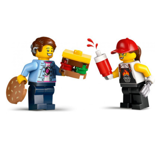 LEGO Конструктор LEGO City Вантажівка з гамбургерами 194 деталей (60404)