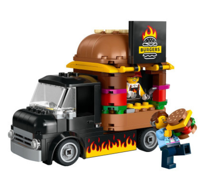 LEGO Конструктор LEGO City Вантажівка з гамбургерами 194 деталей (60404)