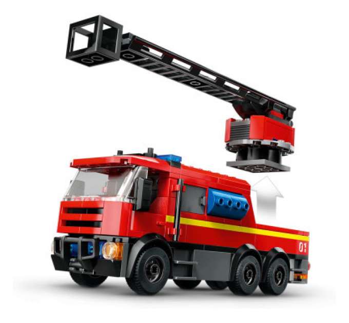 LEGO Конструктор LEGO City Пожежне депо з пожежною машиною 843 деталей (60414)