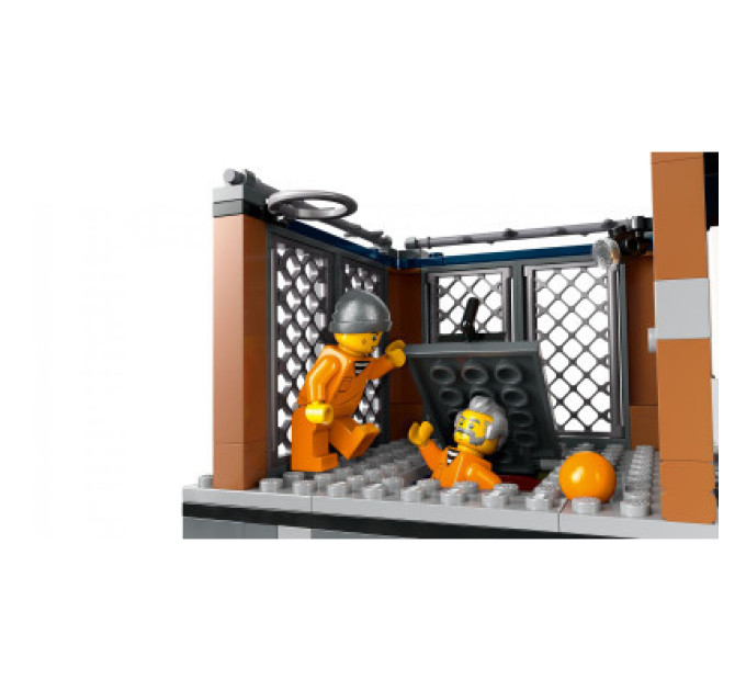 LEGO Конструктор LEGO City Поліцейський острів-в'язниця 980 деталей (60419)