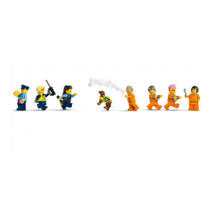 LEGO Конструктор LEGO City Поліцейський острів-в'язниця 980 деталей (60419)