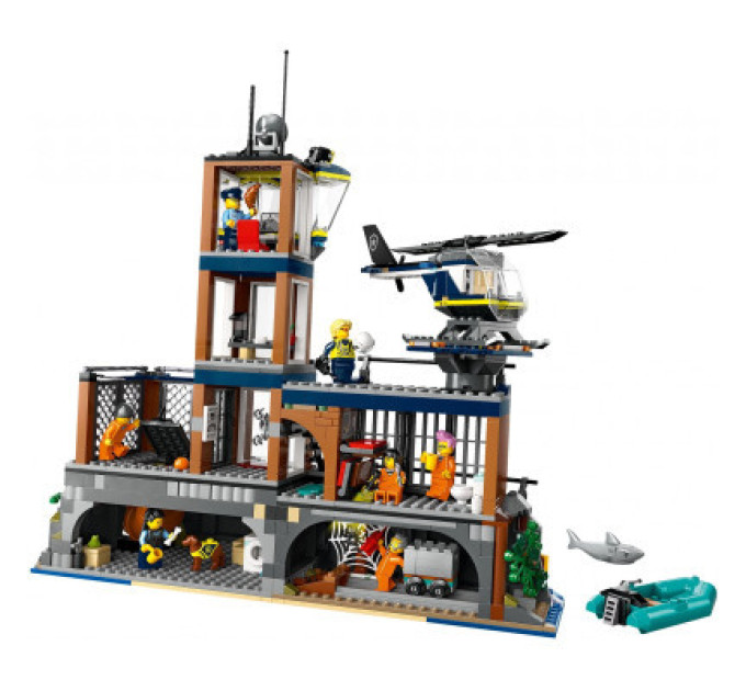 LEGO Конструктор LEGO City Поліцейський острів-в'язниця 980 деталей (60419)