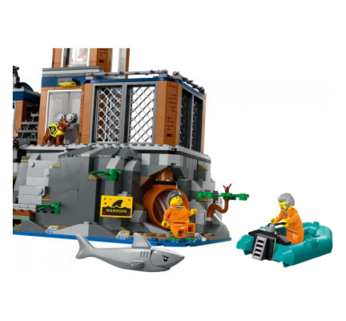 LEGO Конструктор LEGO City Поліцейський острів-в'язниця 980 деталей (60419)