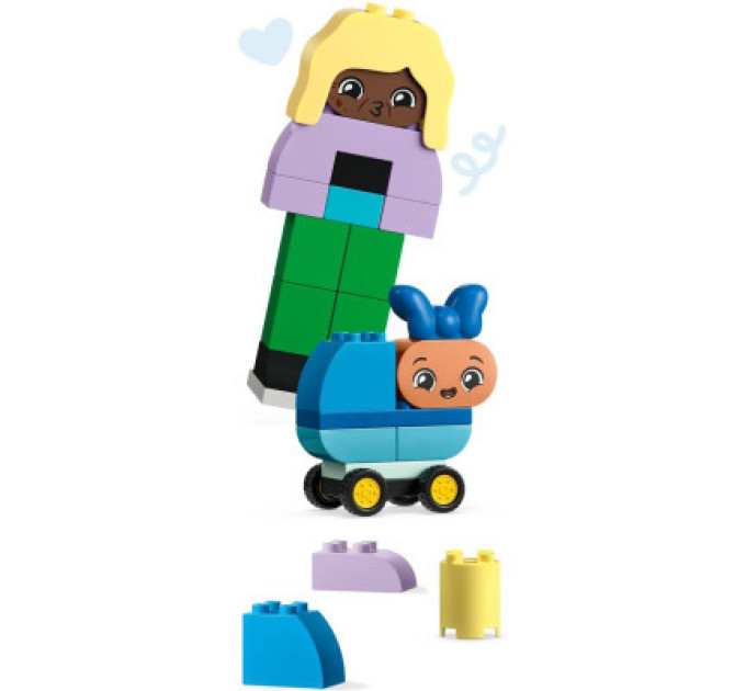LEGO Конструктор LEGO DUPLO Town Конструктор людей із сильними емоціями 71 деталей (10423)