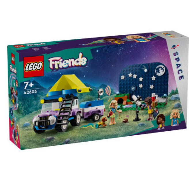 LEGO Конструктор LEGO Friends Кемпінговий автомобіль для спостереження за зірками 364 деталей (42603)