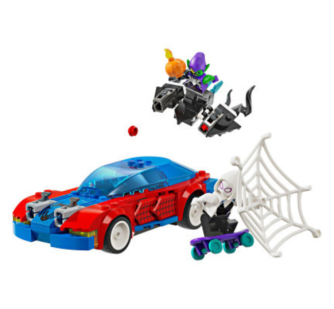 LEGO Конструктор LEGO Super Heroes Автомобіль для перегонів Людини-Павука й Зелений Гоблін з отрутою Венома 227 детале (76279)