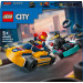 LEGO Конструктор LEGO City Картинг і гонщики 99 деталей (60400)