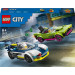 LEGO Конструктор LEGO City Переслідування маслкара на поліцейському автомобілі 213 деталей (60415)