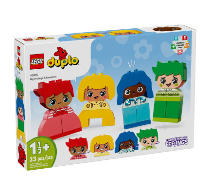 LEGO Конструктор LEGO DUPLO My First Сильні почуття та емоції 23 деталей (10415)
